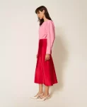 Gonna lunga in raso Twinset Actitude
