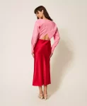 Gonna lunga in raso Twinset Actitude