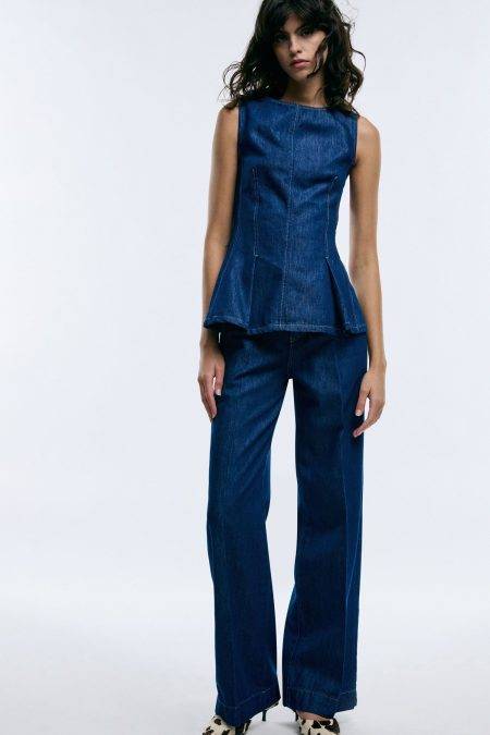 Jeans gamba ampia Please