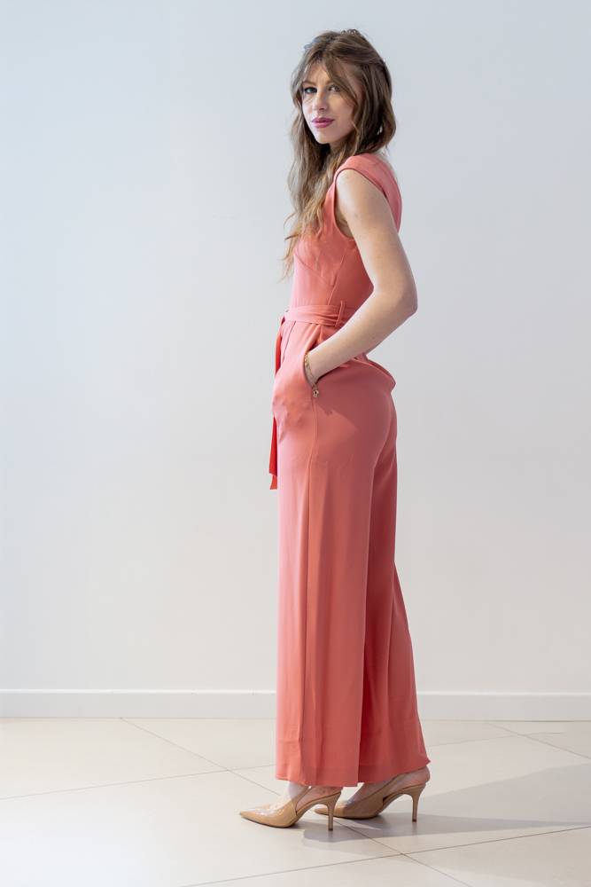 Jumpsuit smanicata con patta Ottod’Ame (2) Jumpsuit smanicata con patta Ottod'Ame (2)