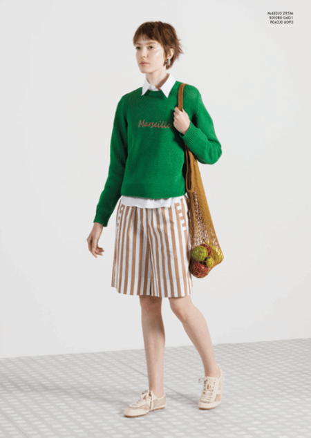 Maglia in cotone con scritta Diana Gallesi 0