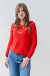 Maglia in cotone con scritta Diana Gallesi 0