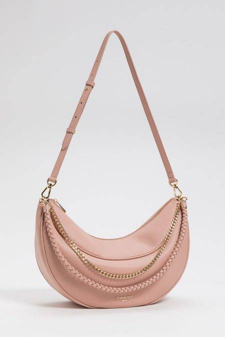 Maxi hobo con tracolla Twinset