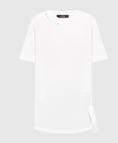 Maxi t shirt con applicazioni Twinset Actitude