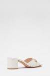 Mules in pelle laminata Twinset