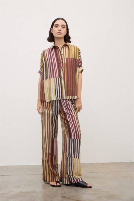 Pantaloni ampi con coulisse Ottod'Ame