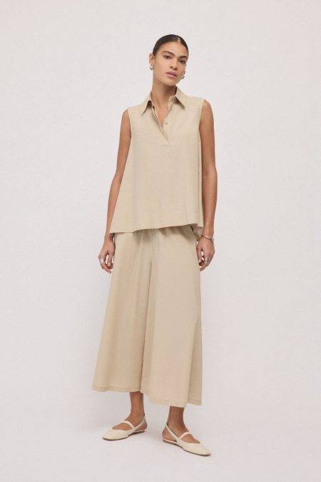 Pantaloni bermuda ampi Ottod'Ame