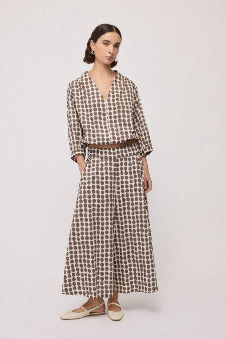 Pantaloni culotte ampi Ottod'Ame