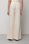 Pantaloni di lino ricamati Icona Kaos 0