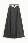 Pantaloni palazzo con cinta intrecciata Imperial