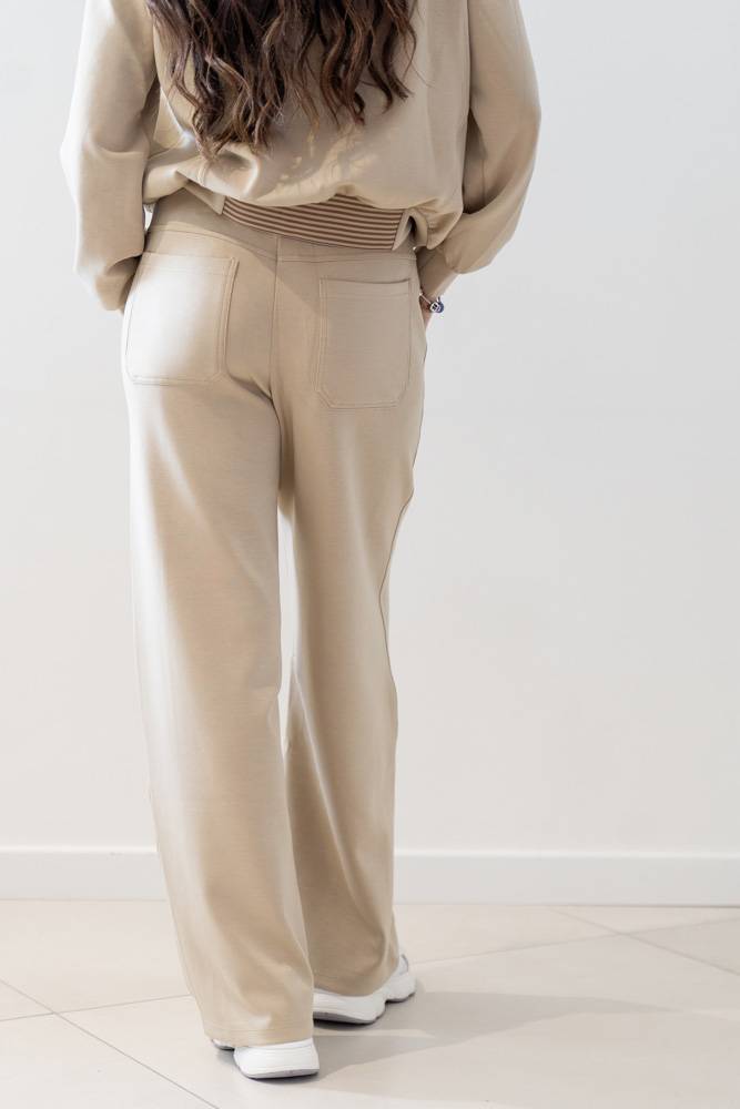Pantaloni palazzo con fascia elastica Diana Gallesi (3) Pantaloni palazzo con fascia elastica Diana Gallesi (3)