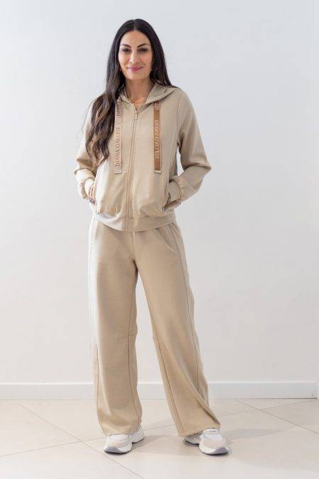 Pantaloni palazzo con fascia elastica Diana Gallesi (5)