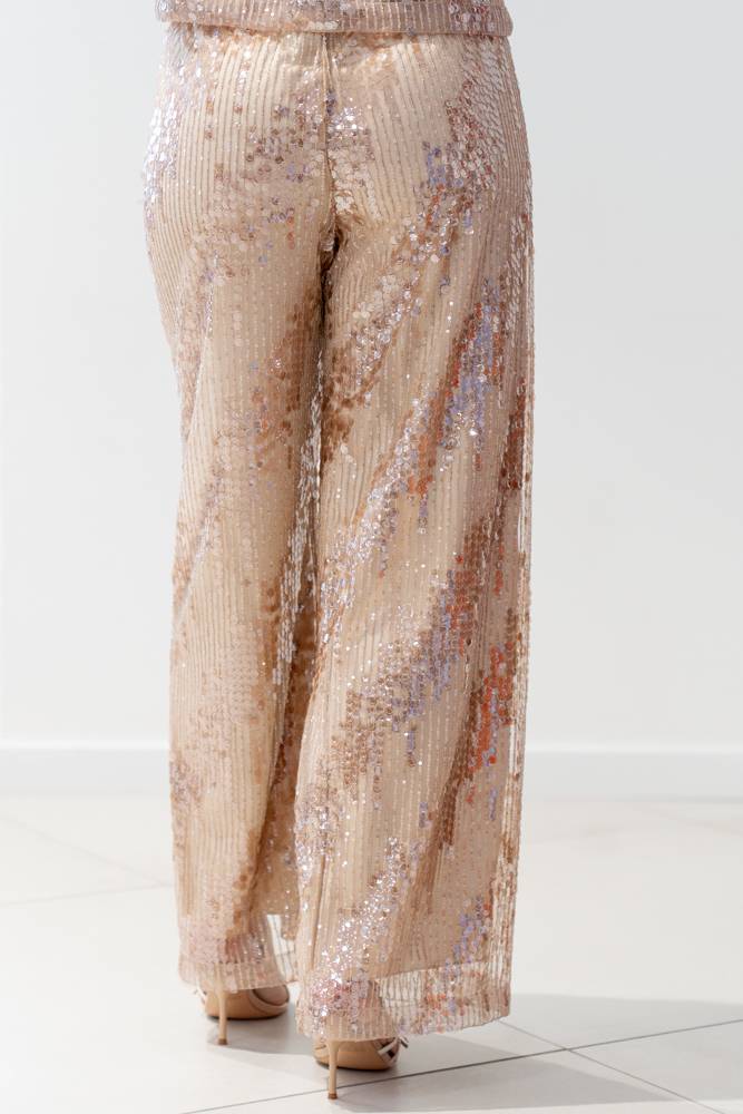 Pantaloni palazzo con paillettes Ottod’Ame (1) Pantaloni palazzo con paillettes Ottod'Ame (1)
