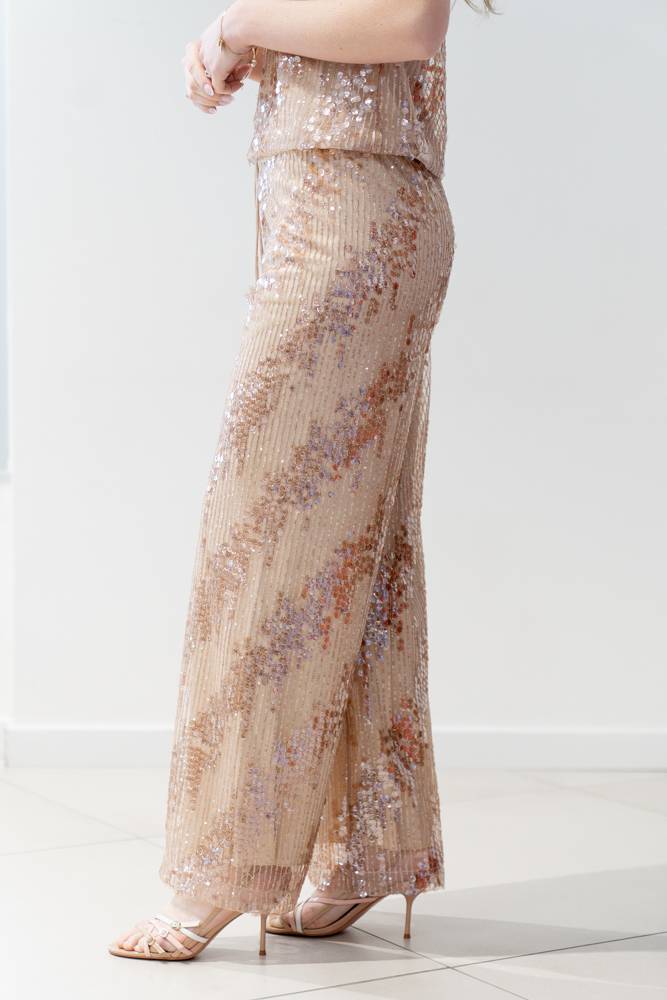 Pantaloni palazzo con paillettes Ottod’Ame (2) Pantaloni palazzo con paillettes Ottod'Ame (2)
