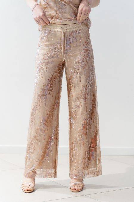 Pantaloni palazzo con paillettes Ottod'Ame (3)