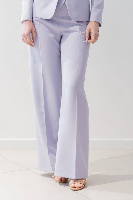 Pantaloni palazzo con pieghe Please (4)