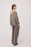 Pantaloni palazzo con pince Ottod’Ame