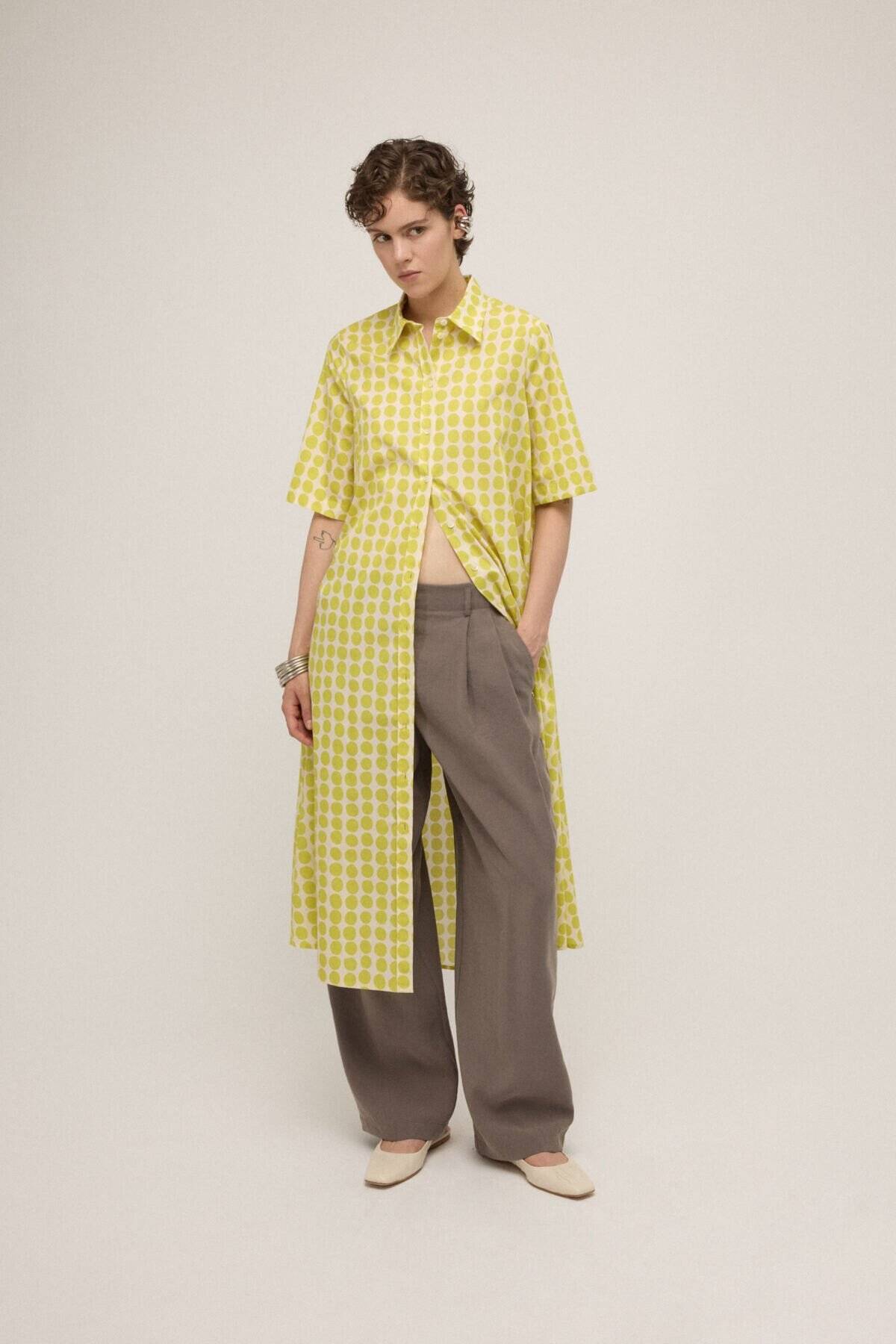 Pantaloni palazzo con pince Ottod’Ame 3 Pantaloni palazzo con pince Ottod'Ame 3