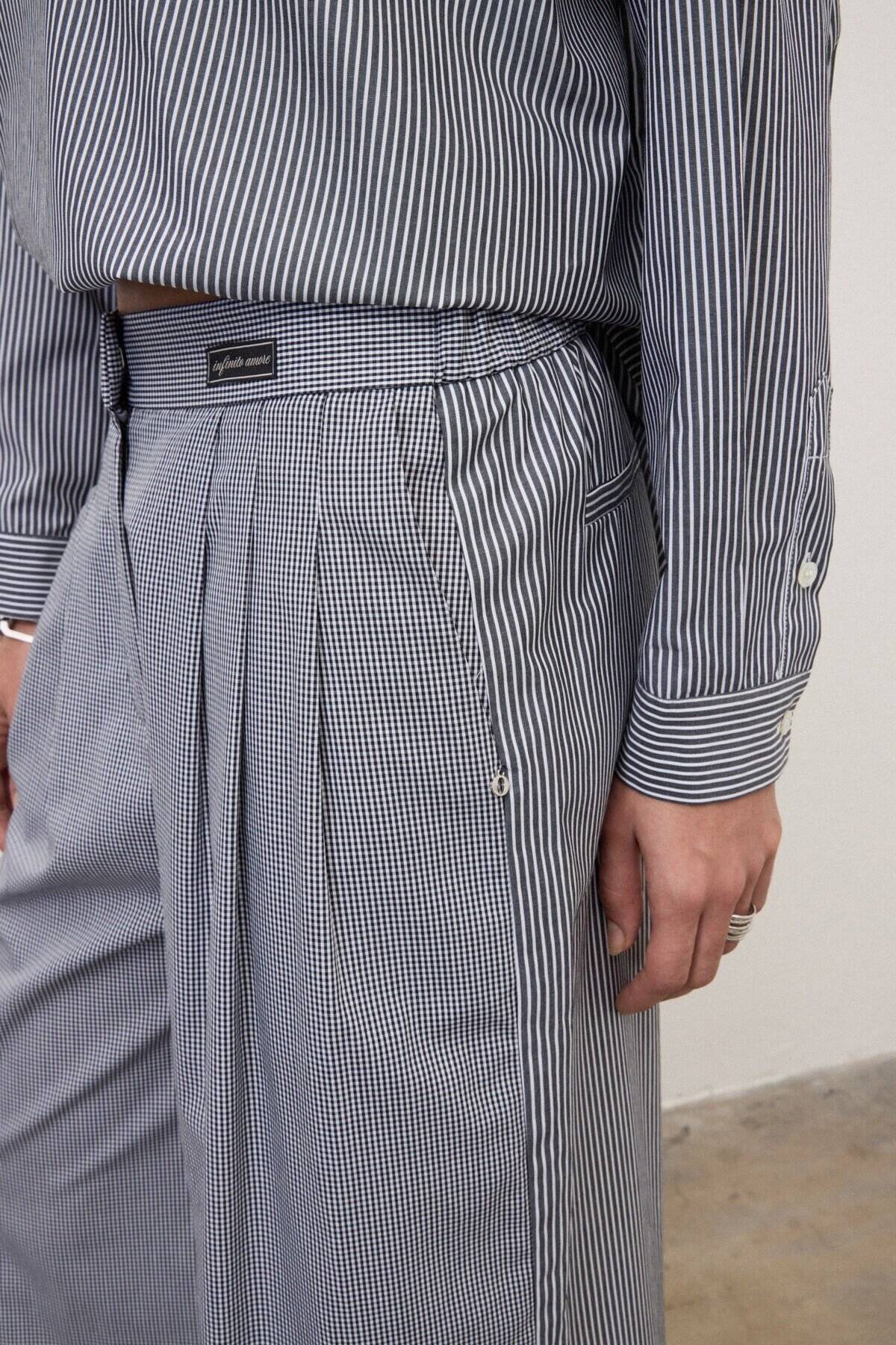Pantaloni palazzo con pinces Ottod’Ame 2 Pantaloni palazzo con pinces Ottod'Ame 2