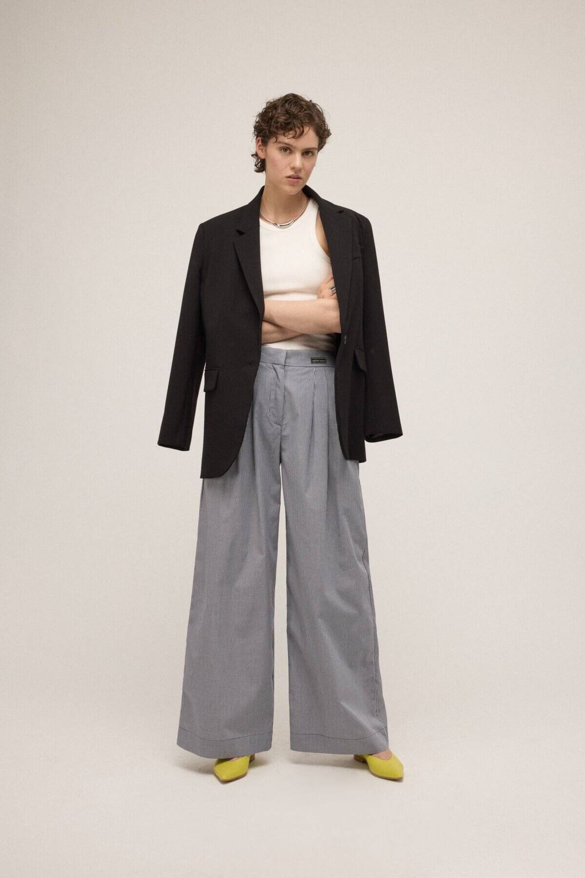 Pantaloni palazzo con pinces Ottod’Ame 3 Pantaloni palazzo con pinces Ottod'Ame 3