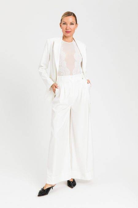 Pantaloni palazzo con pinces Twinset Actitude