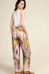 Pantaloni palazzo con stampa floreale Dixie