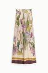 Pantaloni palazzo con stampa floreale Dixie