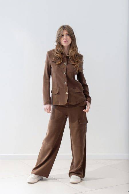 Pantaloni palazzo effetto seta lavata Diana Gallesi (1)
