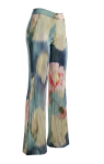 Pantaloni palazzo fantasia botanica Dixie