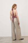 Pantaloni palazzo gessato laminato Ottod’Ame 2
