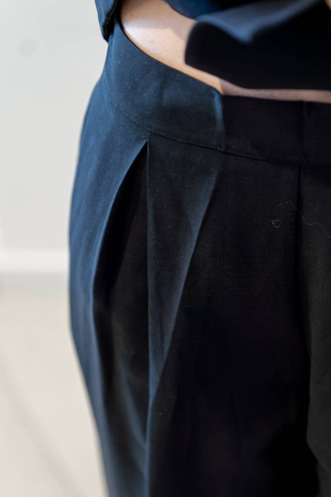 Pantaloni palazzo misto lino Milva (3) Pantaloni palazzo misto lino Milva (3)