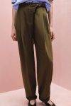 Pantaloni palazzo vita alta con cintura Imperial