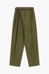 Pantaloni palazzo vita alta con cintura Imperial