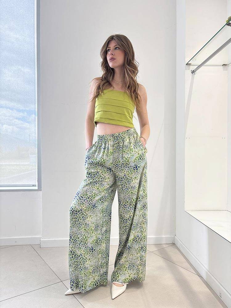 Pantaloni stampa con elastico Jijil Pantaloni stampa con elastico Jijil