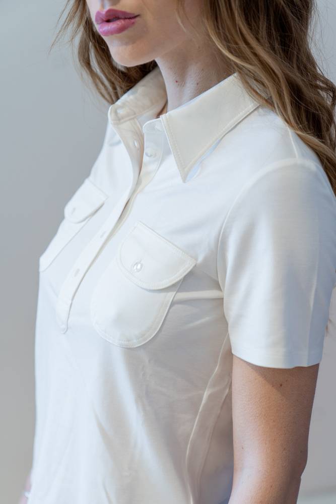 T Shirt polo con taschine Diana Gallesi (1) T Shirt polo con taschine Diana Gallesi (1)