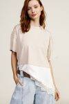 T shirt con inserti in pizzo Dixie 0