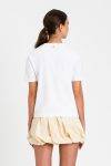 T shirt con paillettes e strass Twinset Actitude