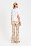 T shirt con scritta cucita Twinset Actitude