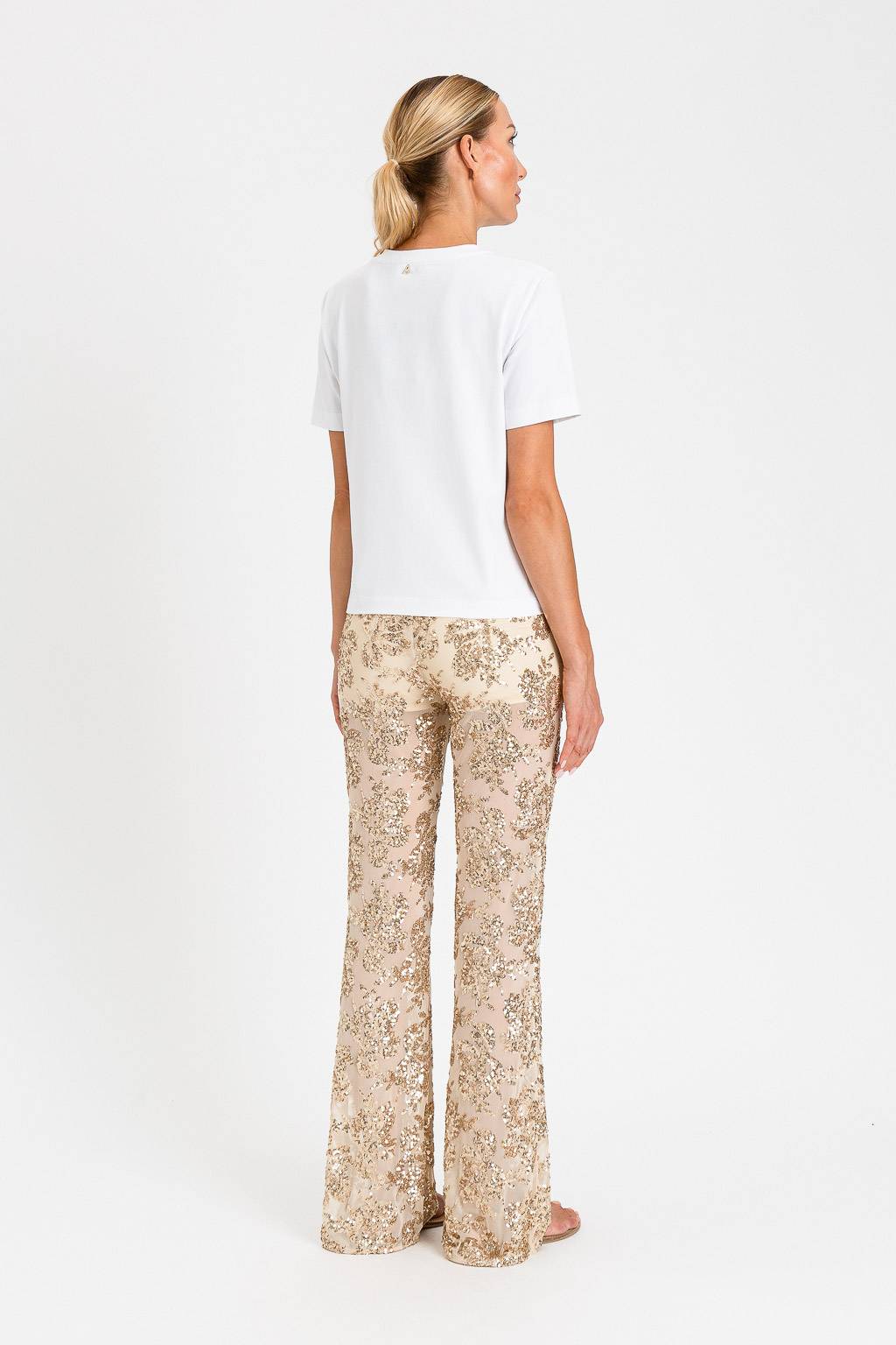 T shirt con scritta cucita Twinset Actitude 0 T shirt con scritta cucita Twinset Actitude 0