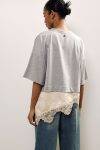 T shirt over con inserti in pizzo Dixie 1