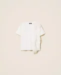T shirt regular con tulle Twinset Actitude 0