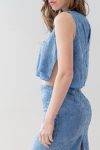 Top con paillettes e spacchi SOLOTRE (2)