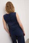 Top gessato in cotone Ottod’Ame 0