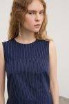Top gessato in cotone Ottod’Ame 0