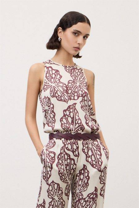 Top girocollo in fantasia Ottod'Ame 0