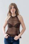 Top halter lavorazione intrecciata SOLOTRE (1)