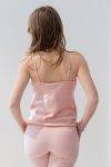 Top in raso con nodo Twinset Actitude 0