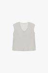 Top satinato scollo a V Imperial