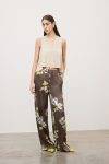 Top scollo a V in misto seta Ottod’Ame