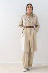Trench con colletto e cinta Diana Gallesi (7)